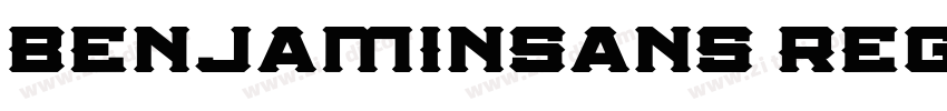 BenjaminSans Regula字体转换